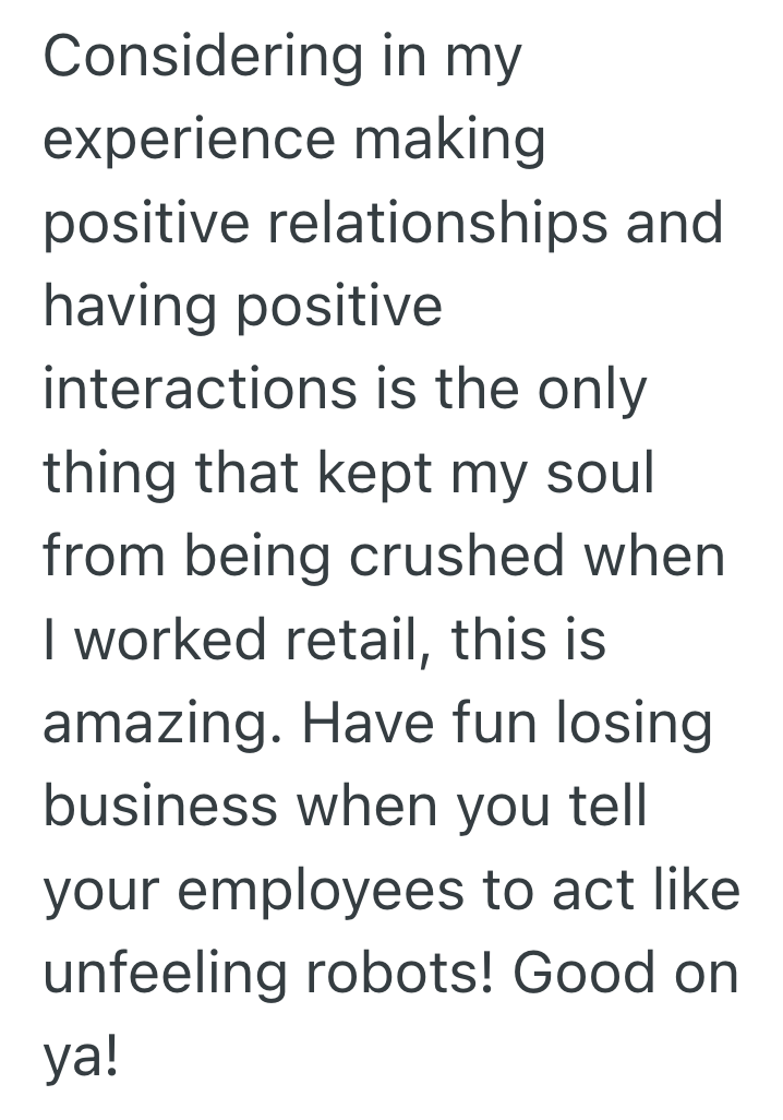 Screenshot 2025 06 15 at 11.43.56 AM Manager Scolded An Employee For Being Too Chatty With Customers, So They Started Acting Robotic And The Store Started Losing Loyal Business